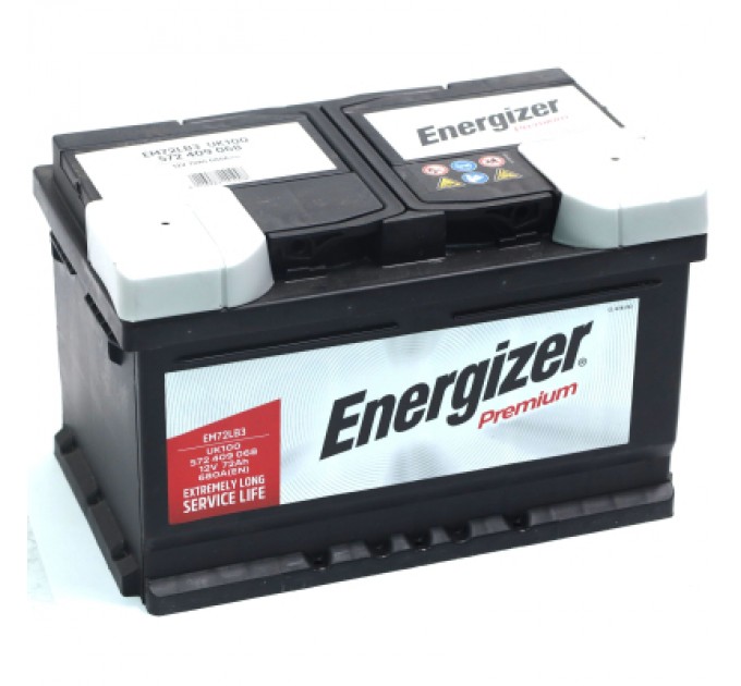 Акумулятор автомобільний Energizer 72Ah-12v Premium R, EN680 (572 409 068)