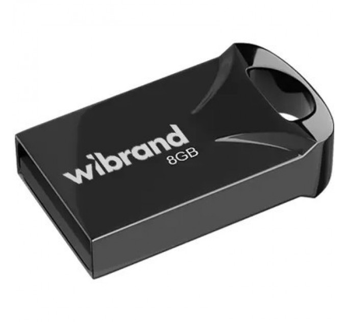 Wibrand USB флеш накопичувач Wibrand 8GB Hawk Black USB 2.0 (WI2.0/HA8M1B)