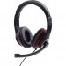 Gembird Навушники Gembird MHS-03-BKRD Black/Red (MHS-03-BKRD)