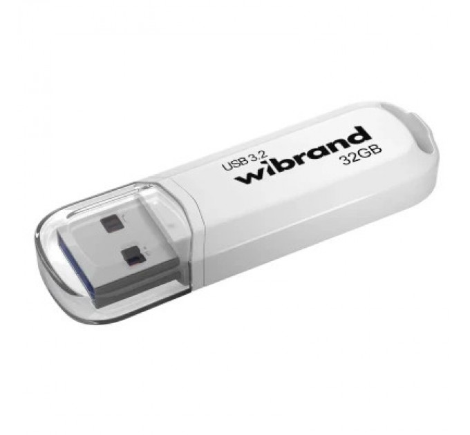 Wibrand USB флеш накопичувач Wibrand 32GB Marten White USB 3.2 Gen 1 (USB 3.0) (WI3.2/MA32P10W)