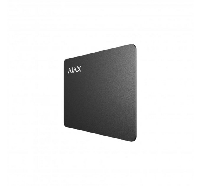 Безконтактна картка Ajax Pass Black (10шт) для клавіатури KeyPad Plus