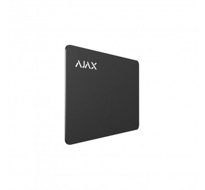 Безконтактна картка Ajax Pass Black (10шт) для клавіатури KeyPad Plus