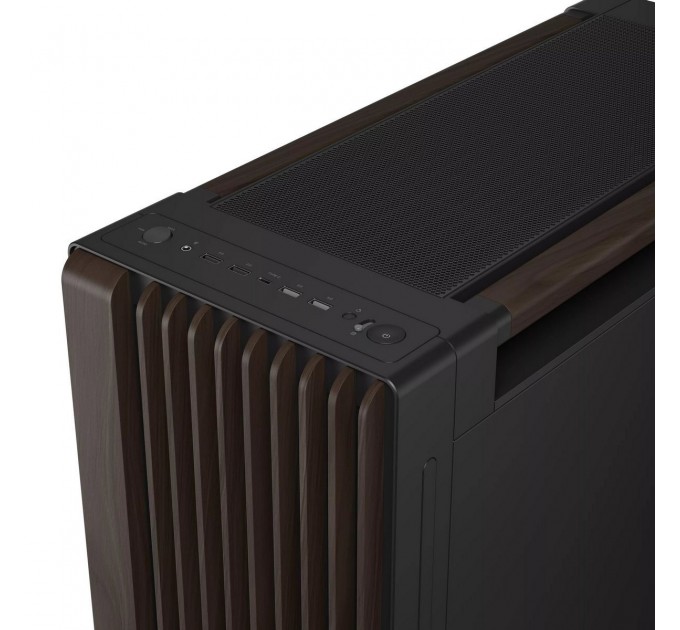 Корпус Asus ProArt PA602 Walnut Wood Metal Panel Modern Black (90DC00J0-B09040)