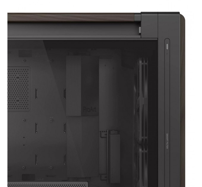 Корпус Asus ProArt PA602 Walnut Wood Tempered Glass Modern Black (90DC00J0-B09030)