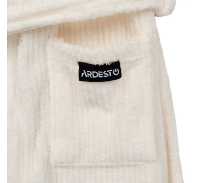 Ardesto Халат Ardesto жіночий Stripe, розмір L/XL, 100% поліестер, білий (ART2120LSL)