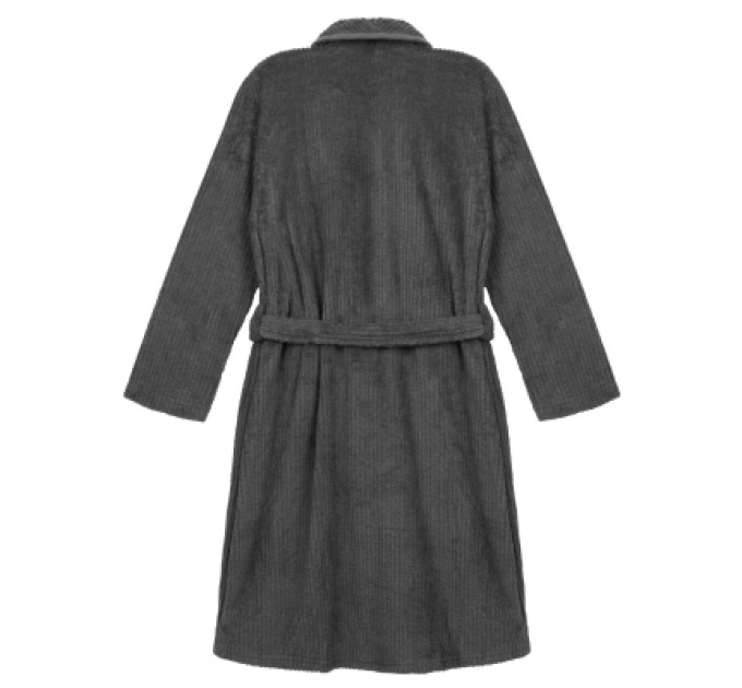Ardesto Халат Ardesto чоловічий Stripe, розмір M/L, 100% поліестер, сірий (ART2120MGM)