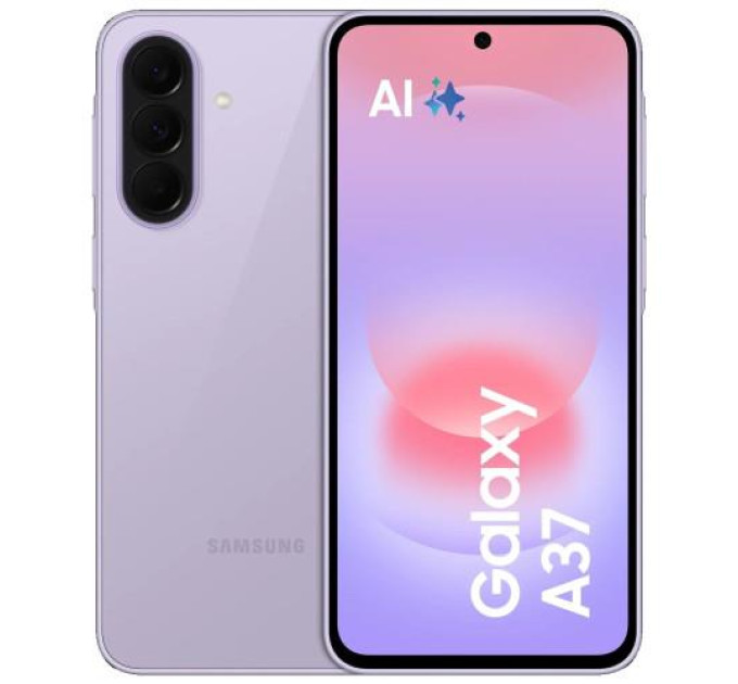 Samsung Смартфон Samsung Galaxy A37 5G 8/256GB Awesome Lavender (SM-A376BLVGEUC)