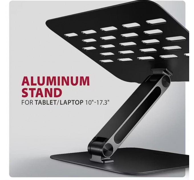 Підставка для ноутбуків AXAGON STND-LQB (розмір 10" – 17.3"), Чорний