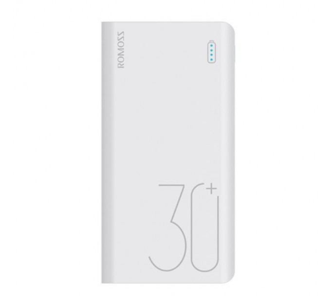 Універсальна мобільна батарея Romoss Sense8+ 30000mAh White (PHP30-401-02)