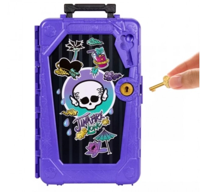 Лялька Monster High Набір-сюрприз Кошмарні канікули Жахо-секрети Джиніфаєр (JDR52)