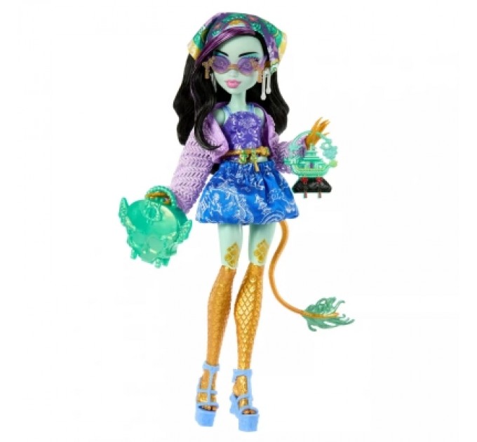 Лялька Monster High Набір-сюрприз Кошмарні канікули Жахо-секрети Джиніфаєр (JDR52)