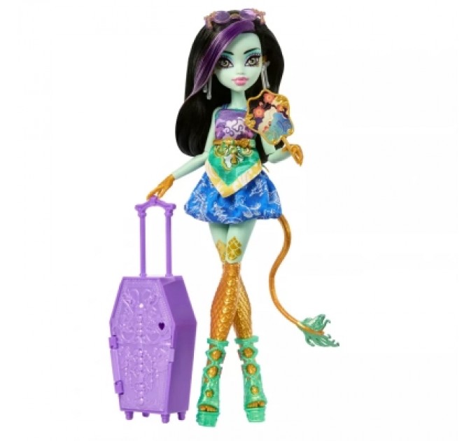 Лялька Monster High Набір-сюрприз Кошмарні канікули Жахо-секрети Джиніфаєр (JDR52)