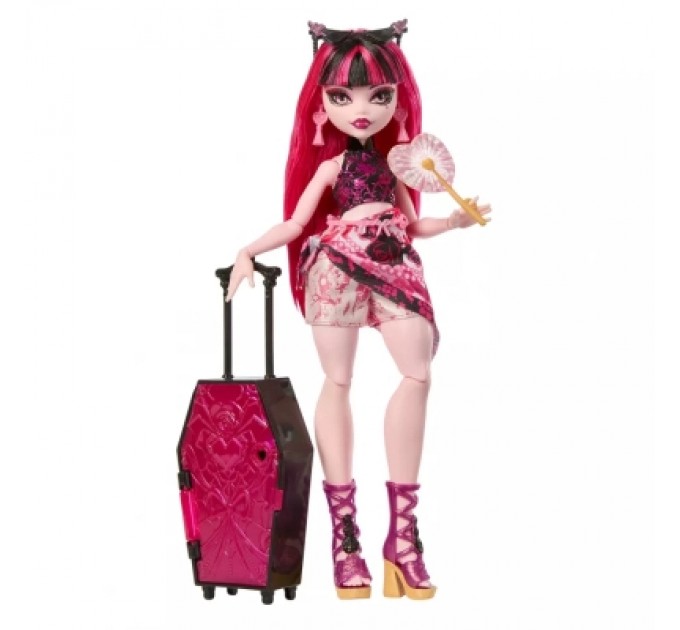 Лялька Monster High Набір-сюрприз Кошмарні канікули Жахо-секрети Дракулори (JDR50)