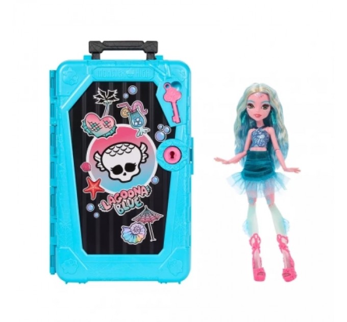 Лялька Monster High Набір-сюрприз Кошмарні канікули Жахо-секрети Лагуни (JDR51)