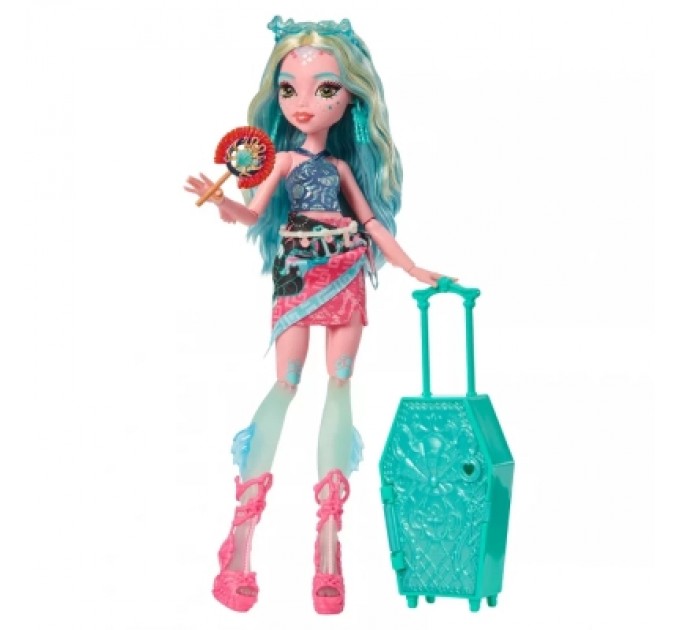 Лялька Monster High Набір-сюрприз Кошмарні канікули Жахо-секрети Лагуни (JDR51)