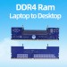 Конвертор Dynamode DDR4 Laptop SO-DIMM to Desktop DIMM RAM Memory (DM-DDR4-DIMM-Converter)