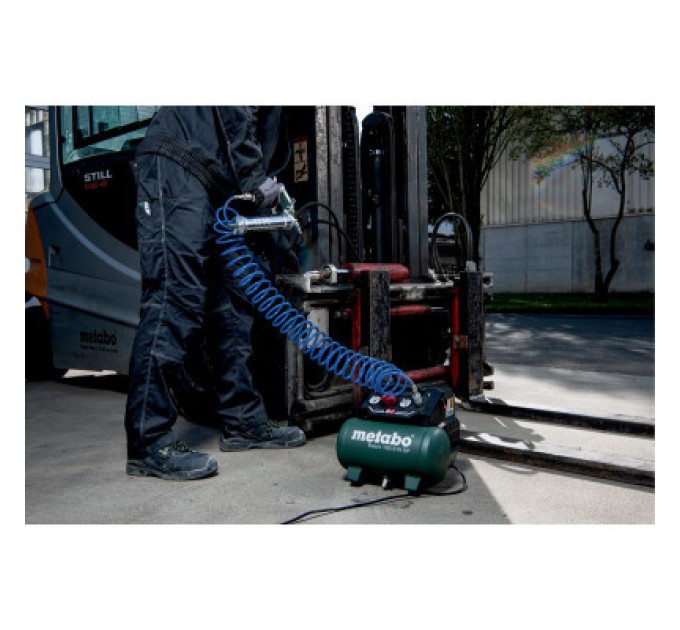 Компресор Metabo BASIC 160-6 W OF безолійний, 900Вт, 6л, 160л/хв, 8бар (601501000)