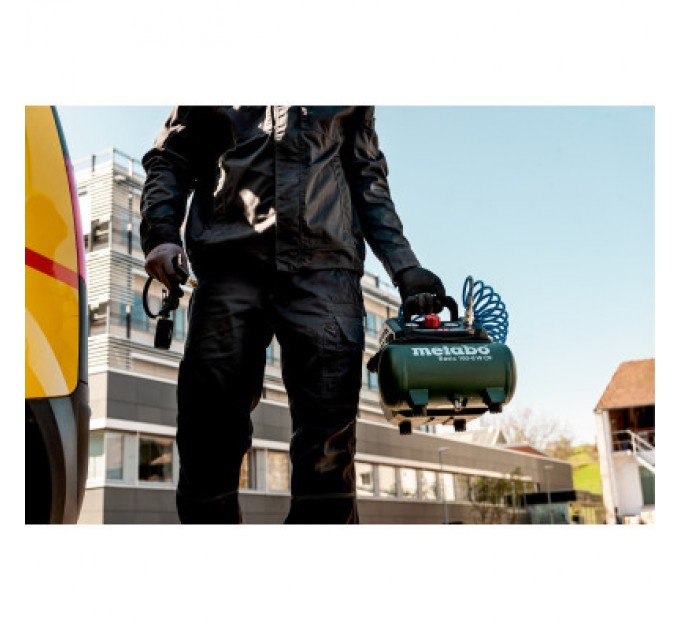 Компресор Metabo BASIC 160-6 W OF безолійний, 900Вт, 6л, 160л/хв, 8бар (601501000)
