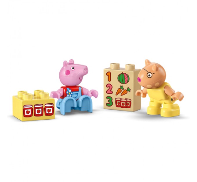 Конструктор LEGO DUPLO Peppa Pig Трактор і ринок (10468)
