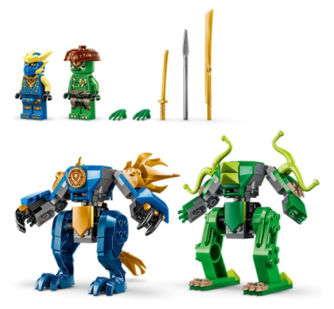 Конструктор LEGO Ninjago Битва робота дракона Джея (71853)