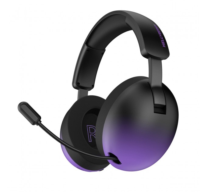 Bluetooth-гарнiтура Hator Hellyberry HH30 Pro Wireless Black/Violet (HH30_PRO_wireless_BV)