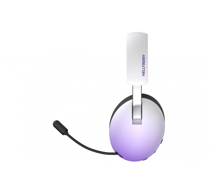 Bluetooth-гарнiтура Hator Hellyberry HH30 Pro Wireless White/Violet (HH30_PRO_wireless_WV)