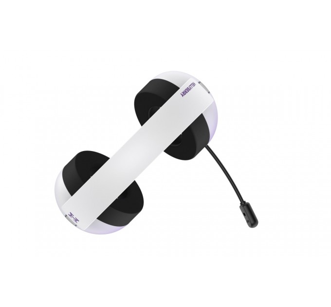 Bluetooth-гарнiтура Hator Hellyberry HH30 Pro Wireless White/Violet (HH30_PRO_wireless_WV)