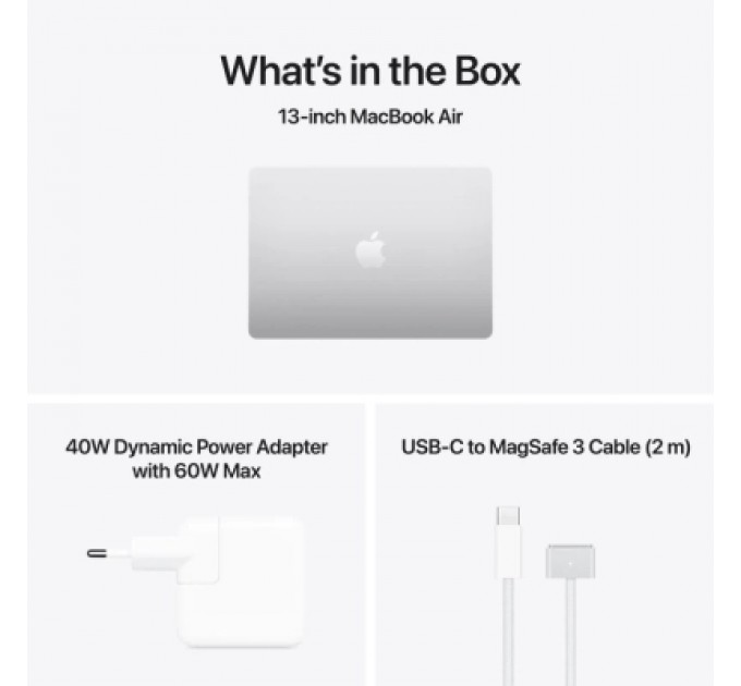 Ноутбук Apple MacBook Air 13 M5 A3449 Silver (MDH84UA/A)