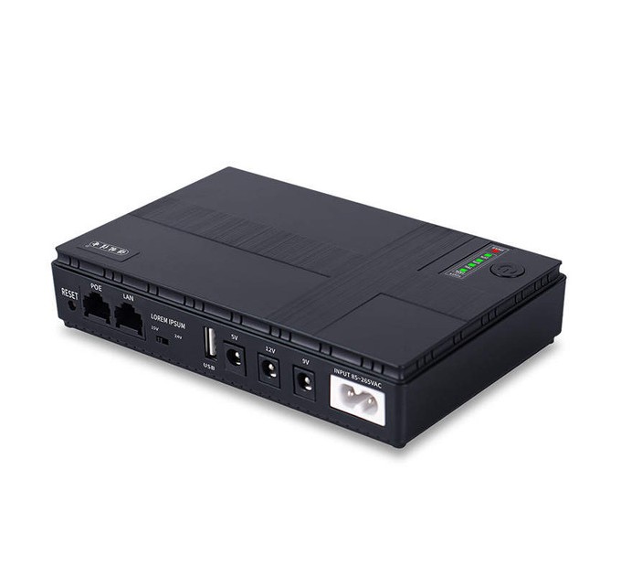 Джерело безперебійного живлення для роутерів/комутаторів DC1018P DC UPS 10400 mAh Black (2020000426844)