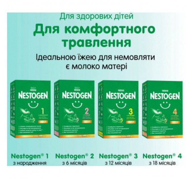 Дитяча суміш Nestogen 2 з лактобактеріями L. Reuteri від 6 міс. 1 кг (7613287110046)