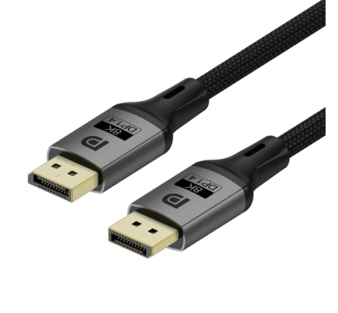 ColorWay Кабель мультимедійний DisplayPort M to DisplayPort M 1.5m V1.4 8K black ColorWay (CW-CBDP093-BK)