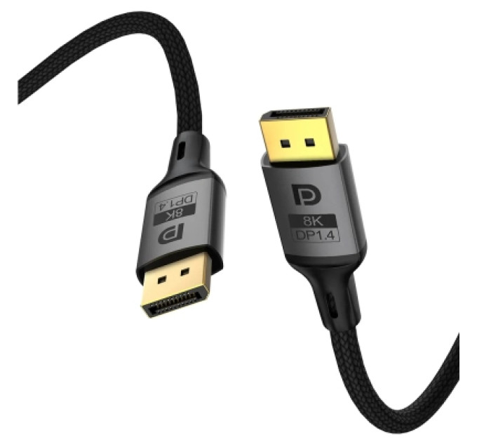 ColorWay Кабель мультимедійний DisplayPort M to DisplayPort M 3.0m V1.4 8K black ColorWay (CW-CBDP094-BK)