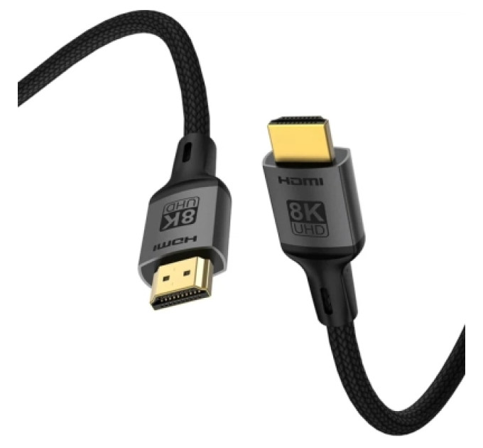 ColorWay Кабель мультимедійний HDMI M to HDMI M 2.0m V2.1 8K black ColorWay (CW-CBHD088-BK)