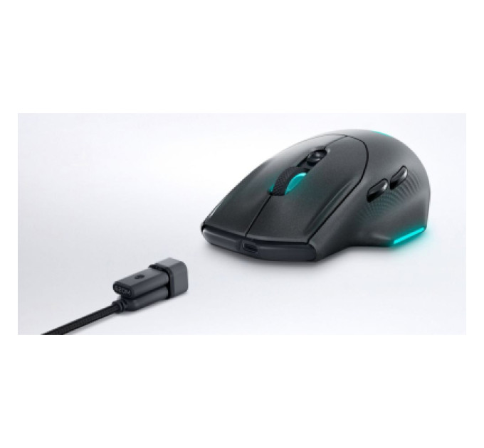 Dell Мишка Dell Alienware AW620M Wireless Dark Side of the Moon (545-BBFB)