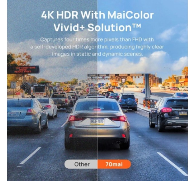 Відеореєстратор Xiaomi 70mai Dash Cam 4K A810S-2 Set (1182548)