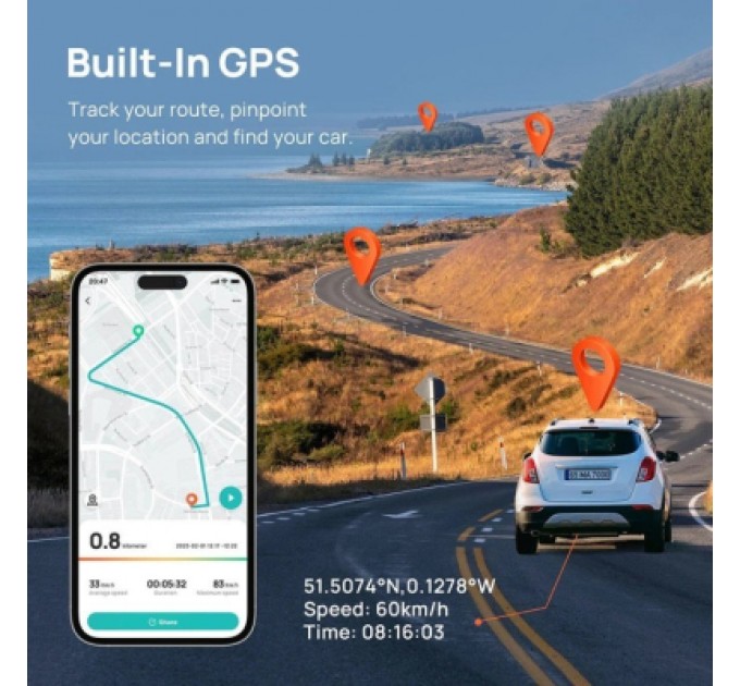 Відеореєстратор Xiaomi 70mai Dash Cam 4K A810S-2 Set (1182548)