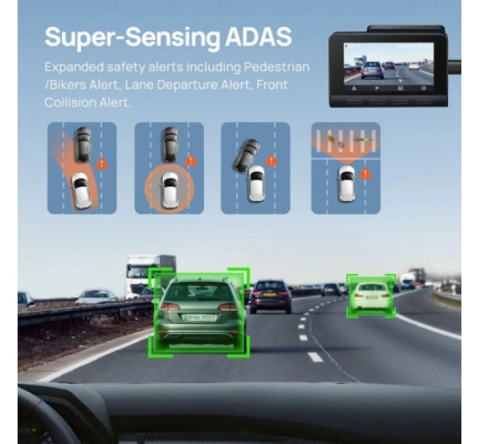 Відеореєстратор Xiaomi 70mai Dash Cam 4K A810S-2 Set (1182548)