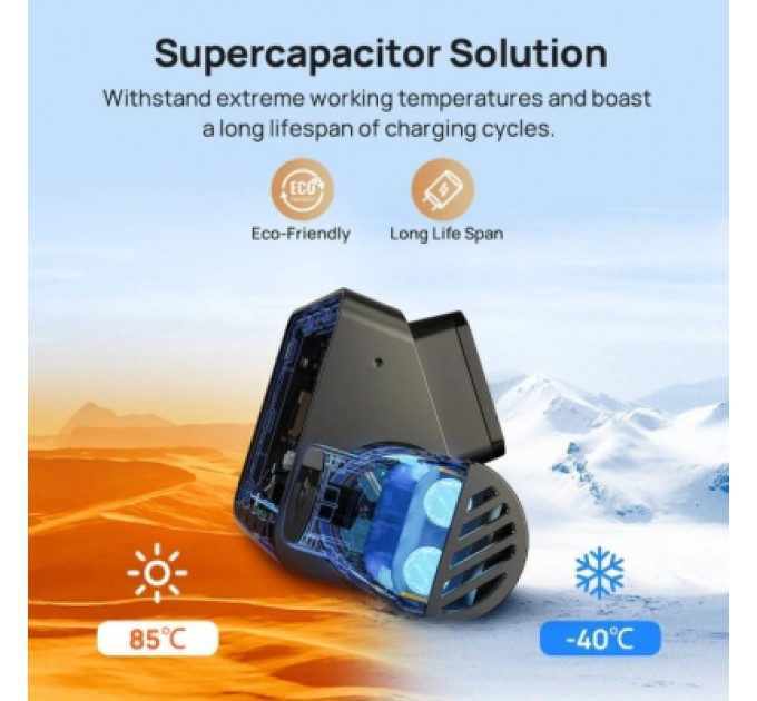 Відеореєстратор Xiaomi 70mai Dash Cam 4K T800-2 2562Gb Premium Set (1182547)