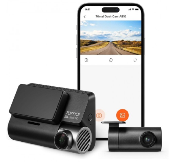 Відеореєстратор Xiaomi 70mai HDR Dash Cam Set 4K A810-2 (1021346)