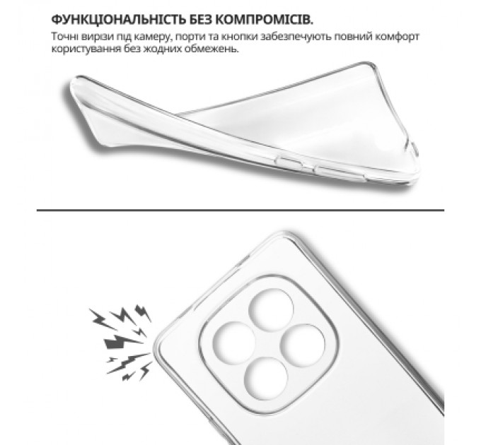 Чохол до мобільного телефона BeCover Xiaomi Redmi Note 15 Pro 5G Transparent (714975)