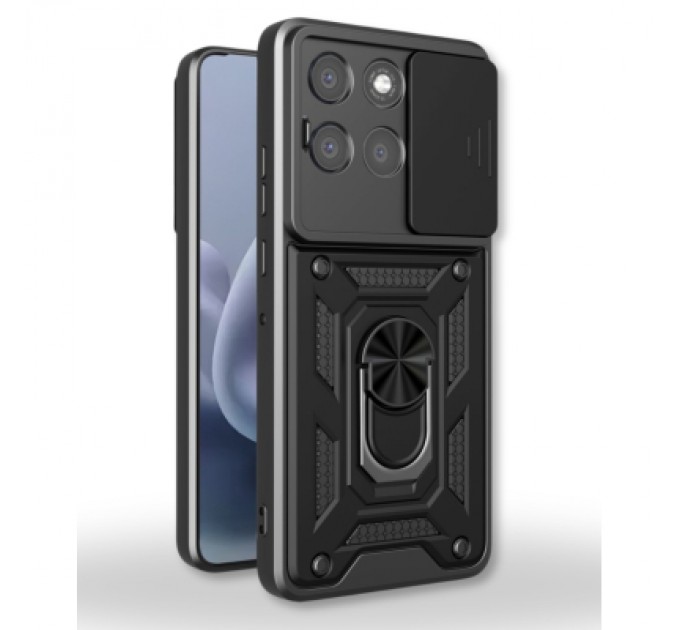 Чохол до мобільного телефона BeCover Military Motorola Moto G86 Black (715037)