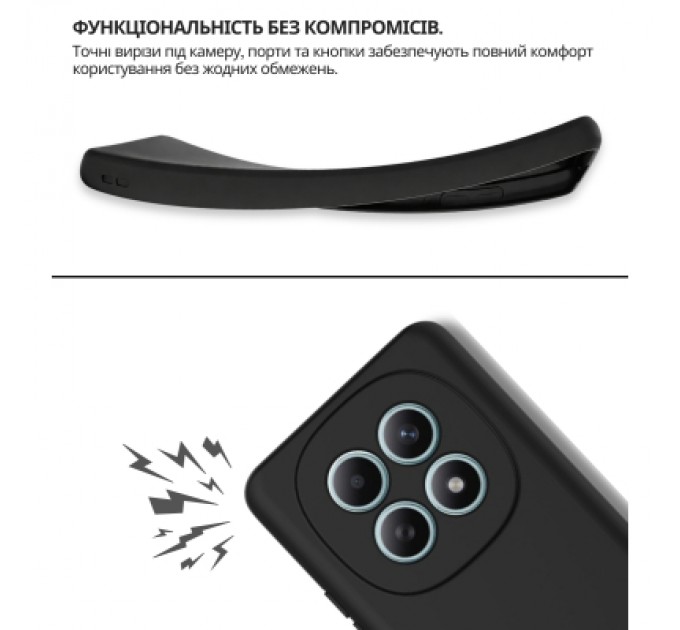Чохол до мобільного телефона BeCover Xiaomi Redmi Note 15 5G Black (715049)