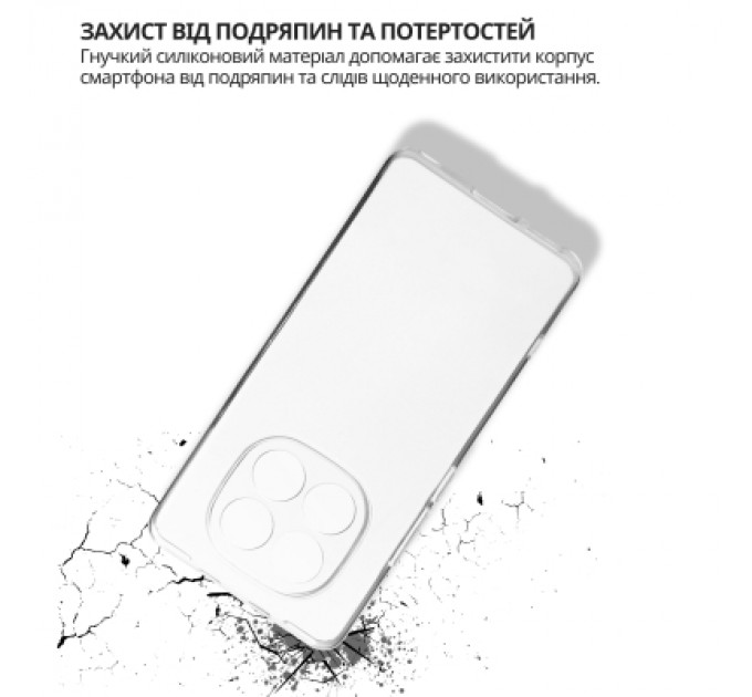 Чохол до мобільного телефона BeCover Xiaomi Redmi Note 15 5G Transparent (715050)