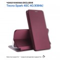 Чохол до мобільного телефона BeCover Exclusive Tecno Spark 40C 4G (KM4k) Red Wine (715011)