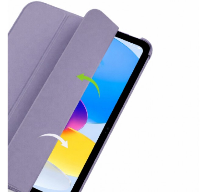Чохол до планшета BeCover Tri Fold Hard Apple iPad 10.9" (2022/2024) / iPad (A16) 2025 11" Lavender Purple (715155)