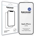 Скло захисне BeCover 10D Apple iPhone 17e Black (715142)