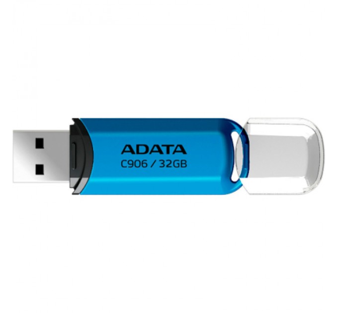 ADATA USB флеш накопичувач ADATA 32GB C906 Blue USB 2.0 (AC906-32G-RWB)