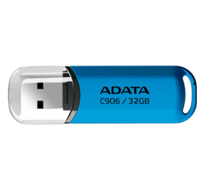 ADATA USB флеш накопичувач ADATA 32GB C906 Blue USB 2.0 (AC906-32G-RWB)