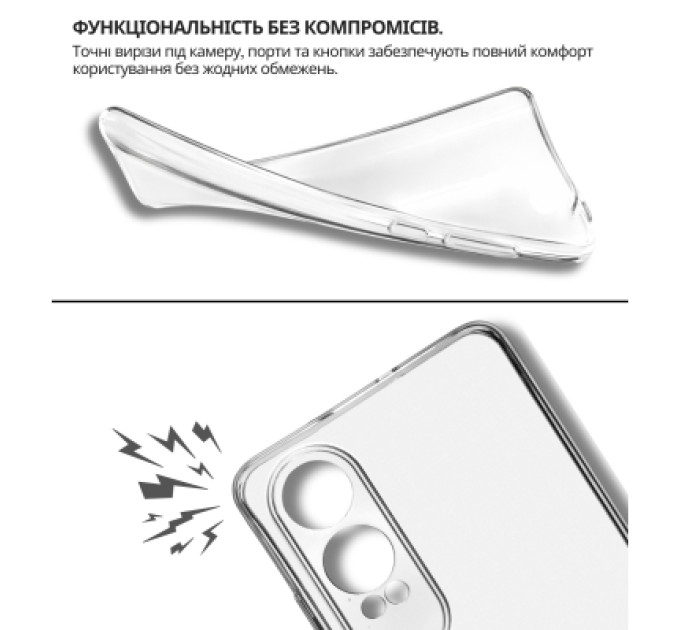 BeCover Чохол до мобільного телефона BeCover OnePlus Nord CE 4 Lite Transparancy (715060)