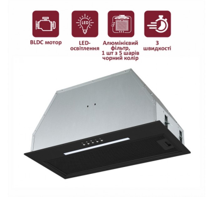 Витяжка кухонна PRIME Technics PVBI 10061 B